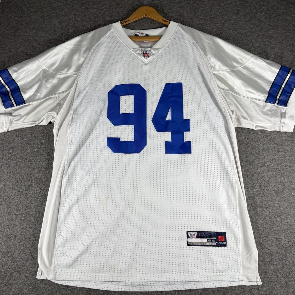 DeMarcus Ware Reebok Dallas Cowboys Authentic On-Field Away White Jersey 56 # 94